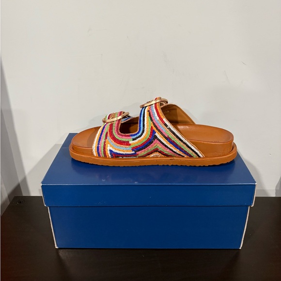 The White Lotus x Aqua Collection women’s buckle sandals | size 8 - Picture 2 of 8